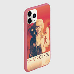 Чехол iPhone 11 Pro матовый Chvrches Girl, цвет: 3D-малиновый — фото 2