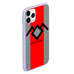 Чехол iPhone 11 Pro матовый Twin Peaks Mark, цвет: 3D-светло-сиреневый — фото 2