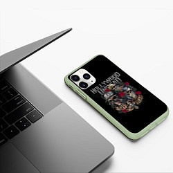 Чехол iPhone 11 Pro матовый Day of the Dead, HU, цвет: 3D-салатовый — фото 2