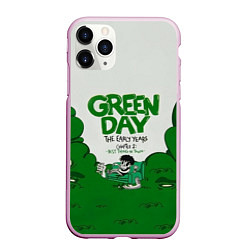 Чехол iPhone 11 Pro матовый Green Day: The early years, цвет: 3D-розовый