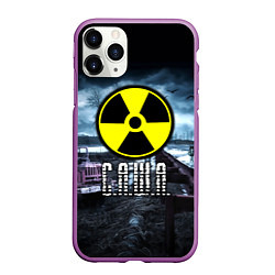 Чехол iPhone 11 Pro матовый S.T.A.L.K.E.R: Саша, цвет: 3D-фиолетовый