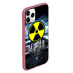 Чехол iPhone 11 Pro матовый S.T.A.L.K.E.R: Миша, цвет: 3D-малиновый — фото 2