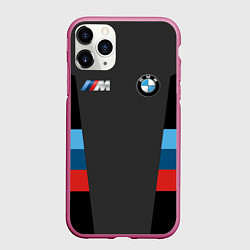 Чехол iPhone 11 Pro матовый BMW 2018 Sport, цвет: 3D-малиновый