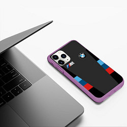 Чехол iPhone 11 Pro матовый BMW 2018 Sport, цвет: 3D-фиолетовый — фото 2