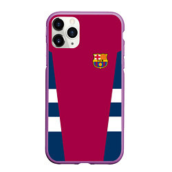 Чехол iPhone 11 Pro матовый Barcelona FC: Vintage 2018, цвет: 3D-фиолетовый