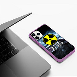 Чехол iPhone 11 Pro матовый S.T.A.L.K.E.R: Игорь, цвет: 3D-фиолетовый — фото 2