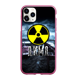 Чехол iPhone 11 Pro матовый S.T.A.L.K.E.R: Дима, цвет: 3D-малиновый