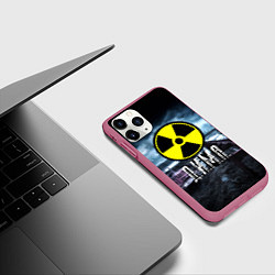Чехол iPhone 11 Pro матовый S.T.A.L.K.E.R: Дима, цвет: 3D-малиновый — фото 2