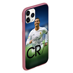 Чехол iPhone 11 Pro матовый CR7, цвет: 3D-малиновый — фото 2