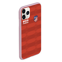 Чехол iPhone 11 Pro матовый Atletico Madrid: Red Ellipse, цвет: 3D-розовый — фото 2