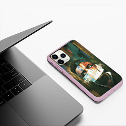 Чехол iPhone 11 Pro матовый Sayonara Boy: Dark side, цвет: 3D-розовый — фото 2