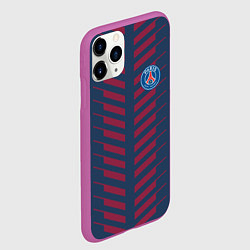 Чехол iPhone 11 Pro матовый FC PSG: Creative, цвет: 3D-фиолетовый — фото 2