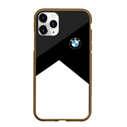 Чехол iPhone 11 Pro матовый BMW 2018 SportWear 3, цвет: 3D-коричневый
