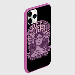 Чехол iPhone 11 Pro матовый Deep Purple, цвет: 3D-фиолетовый — фото 2