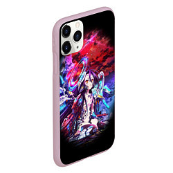 Чехол iPhone 11 Pro матовый No Game No Life Zero, цвет: 3D-розовый — фото 2