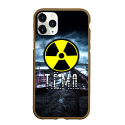 Чехол iPhone 11 Pro матовый S.T.A.L.K.E.R: Тёма, цвет: 3D-коричневый