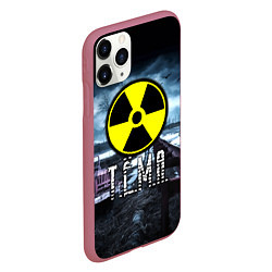 Чехол iPhone 11 Pro матовый S.T.A.L.K.E.R: Тёма, цвет: 3D-малиновый — фото 2