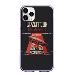 Чехол iPhone 11 Pro матовый Led Zeppelin: Mothership, цвет: 3D-светло-сиреневый