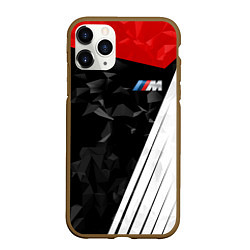 Чехол iPhone 11 Pro матовый BMW M: Poly Sport, цвет: 3D-коричневый