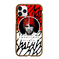 Чехол iPhone 11 Pro матовый 21 Pilots: Boy Band, цвет: 3D-коричневый