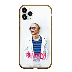 Чехол iPhone 11 Pro матовый Pharaoh: White side, цвет: 3D-коричневый