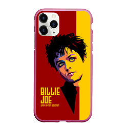 Чехол iPhone 11 Pro матовый Green Day: Billy Joe, цвет: 3D-малиновый
