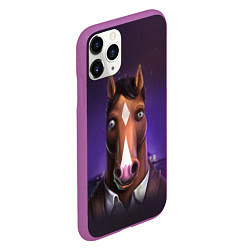 Чехол iPhone 11 Pro матовый BoJack, цвет: 3D-фиолетовый — фото 2