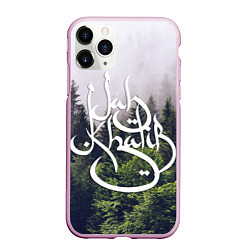 Чехол iPhone 11 Pro матовый Jah Khalib: Green Forest, цвет: 3D-розовый