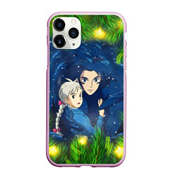Чехол iPhone 11 Pro матовый Хаул, цвет: 3D-розовый