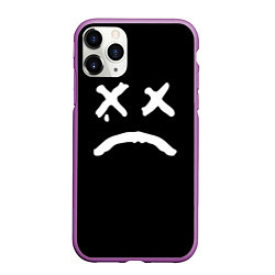 Чехол iPhone 11 Pro матовый Lil Peep: RIP Smile, цвет: 3D-фиолетовый