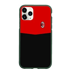 Чехол iPhone 11 Pro матовый АC Milan: R&B Sport, цвет: 3D-темно-зеленый