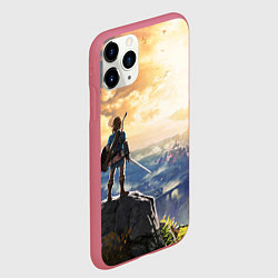 Чехол iPhone 11 Pro матовый Knight Link, цвет: 3D-малиновый — фото 2