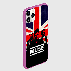 Чехол iPhone 11 Pro матовый Muse UK, цвет: 3D-фиолетовый — фото 2