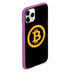 Чехол iPhone 11 Pro матовый Bitcoin Master, цвет: 3D-фиолетовый — фото 2