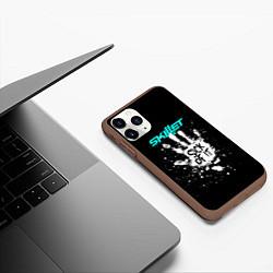 Чехол iPhone 11 Pro матовый Skillet: Sick of it, цвет: 3D-коричневый — фото 2