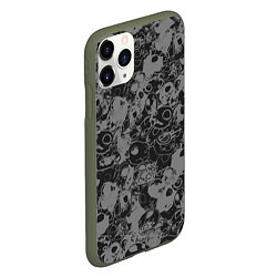 Чехол iPhone 11 Pro матовый Cs:go - DoomKitty Collection 2022, цвет: 3D-темно-зеленый — фото 2