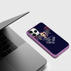 Чехол iPhone 11 Pro матовый Team Habib 1988, цвет: 3D-фиолетовый — фото 2