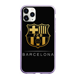 Чехол iPhone 11 Pro матовый Barcelona Gold Edition, цвет: 3D-светло-сиреневый