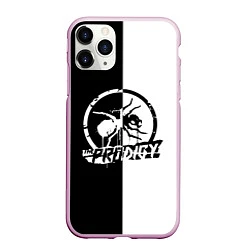 Чехол iPhone 11 Pro матовый The Prodigy B&W, цвет: 3D-розовый