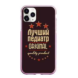 Чехол iPhone 11 Pro матовый Лучший педиатр: Original Quality, цвет: 3D-розовый