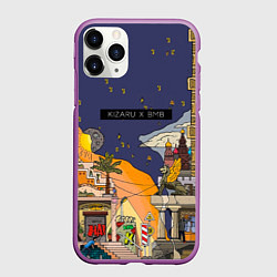Чехол iPhone 11 Pro матовый Lost Tapes, цвет: 3D-фиолетовый