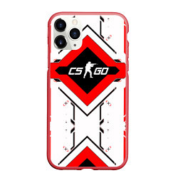 Чехол iPhone 11 Pro матовый CS:GO Techno Cyrex, цвет: 3D-красный