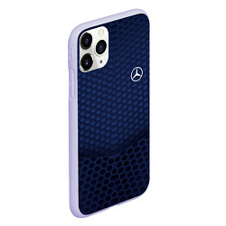 Чехол iPhone 11 Pro матовый Mercedes: Sport Motors, цвет: 3D-светло-сиреневый — фото 2