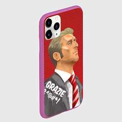 Чехол iPhone 11 Pro матовый Grazie, цвет: 3D-фиолетовый — фото 2
