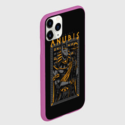 Чехол iPhone 11 Pro матовый Anubis, цвет: 3D-фиолетовый — фото 2