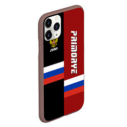 Чехол iPhone 11 Pro матовый Primorye, Russia, цвет: 3D-коричневый — фото 2
