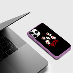 Чехол iPhone 11 Pro матовый My Chemical Romance Boys, цвет: 3D-фиолетовый — фото 2