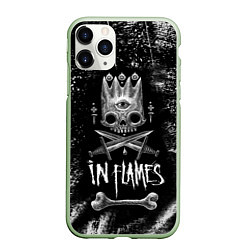 Чехол iPhone 11 Pro матовый In Flames: Skeleton King, цвет: 3D-салатовый