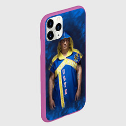 Чехол iPhone 11 Pro матовый Александр Усик, цвет: 3D-фиолетовый — фото 2