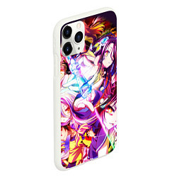 Чехол iPhone 11 Pro матовый No Game No Life, цвет: 3D-белый — фото 2